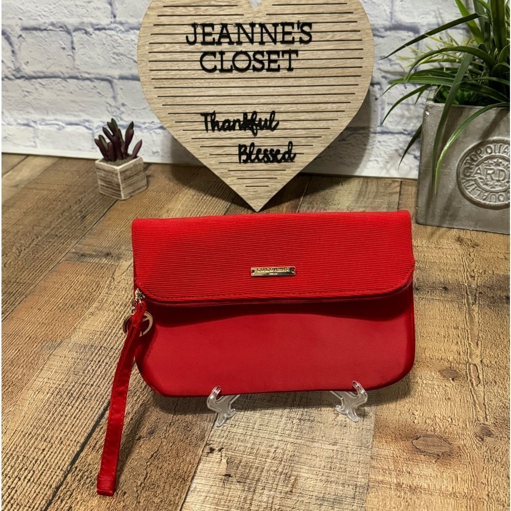 Giorgio Armani Red Cosmetic wristlet Clutch ( W 8" x H 5")